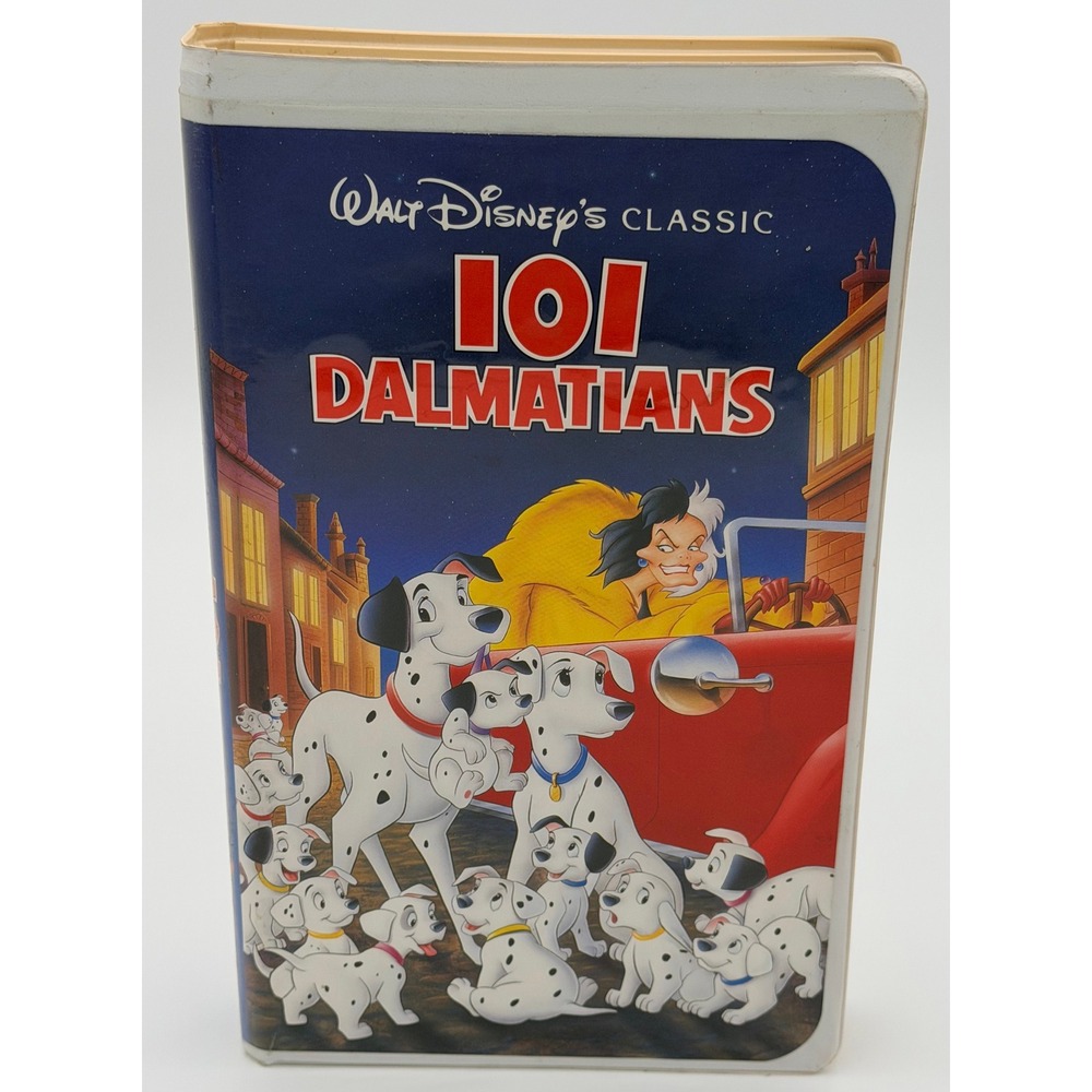 Walt Disney 101 Dalmatians VHS Black Diamond Classic Clamshell Case